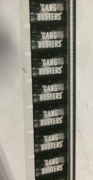 Vintage Movie 16mm GANG BUSTERS Feature 1955 Film Prison Drama 4