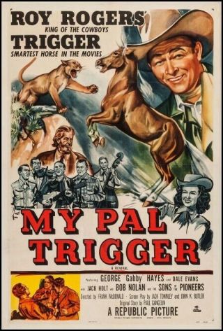 Vintage Movie 16mm My Pal Trigger Feature 1946 Film Western Roy Rogers