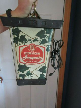 Vintage Iroquois Beer Lamp Lantern International