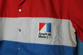 Rare Vintage AMC Race Team Jacket Shirt American Motors 2