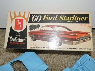 Vintage Amt 1960 Ford Starliner Craftsman Promo Model Kit Boxed