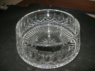 Vintage Waterford Made In Ireland Crystal Bowl Lismore Pattern