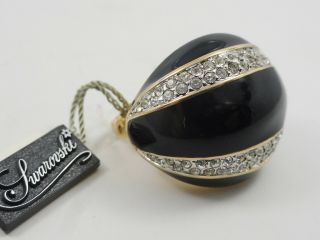 Dazzling 80s Signed S.  A.  L.  Swarovski Crystal,  Enamel Statement Ring Adjustable