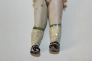 SMALL ANTIQUE GERMAN French ?? DOLL bisque glass eyes open mouth teeth stamped 2