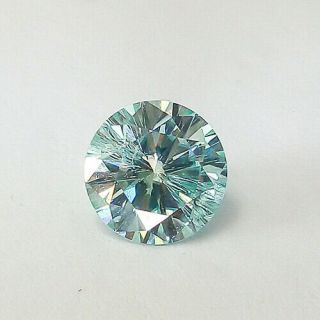 1.  67 Cts 7.  3mm Round Vs2 Rare Certified Fancy Sky Blue Natural Diamond