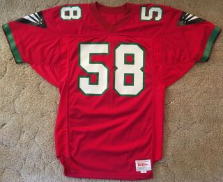 Wlaf Raleigh Durham Skyhawks Authentic Game Ready Home Jersey 1991 Very Rare