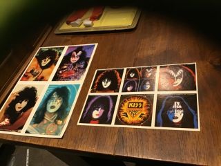 10 X Vintage Kiss Army Rock Music Band Stickers 1980