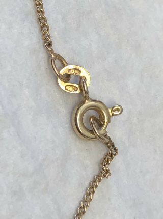 Vintage BALESTRA GIOVANNI 14K YELLOW GOLD “FANCY LINK” CHAIN NECKLACE - 585 Italy 5