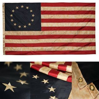 3x5 Embroidered Betsy Ross Vintage Flag (premium Quality Polyester),  3 