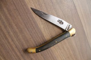 Forge de Laguiole Pocket Knife 11 cm Horn Black VINTAGE KNIFE 3