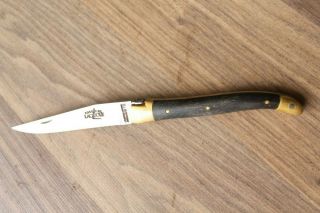 Forge de Laguiole Pocket Knife 11 cm Horn Black VINTAGE KNIFE 5