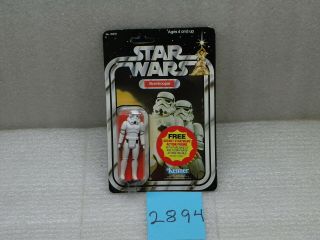 Star Wars Vintage Kenner Stormtrooper Cut Plastic Bubble Pack 1978 38240