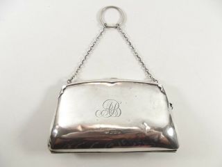 Antique Silver Bag Hallmarked Birmingham 1919 Ref 227/4