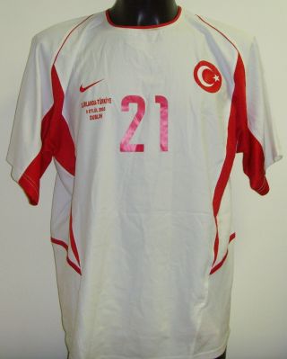 Turkey V Ireland Ultra Rare Nike Match Issue Shirt Jersey Not Worn Maillot