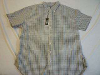 Gitman Bros Vintage 40th Anniversary Plaid Ss With Tags $180 Xxl Made In Usa