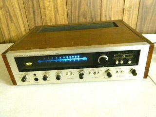 Vintage Pioneer Sx - 2500 Stereo Receiver Unit Silverface Powers On
