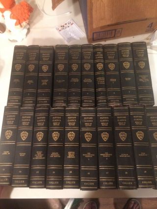 Vintage Complete Set Harvard Classics Shelf Of Fiction Vol.  1 - 20 1917 Collier&son
