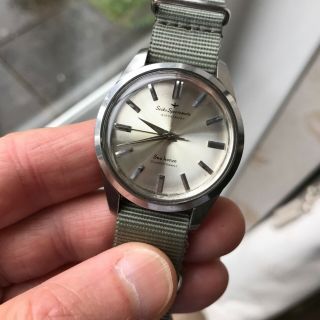 Stunning vintage 1960 ' s Seiko Sportsmatic Sea Horse 17J automatic watch 6