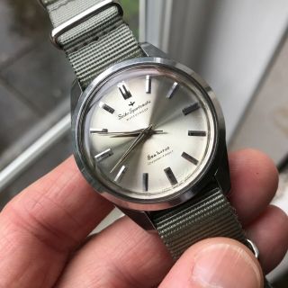 Stunning vintage 1960 ' s Seiko Sportsmatic Sea Horse 17J automatic watch 7