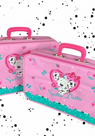 Vintage 1993 Sanrio Spottie Dottie Suitcase Set