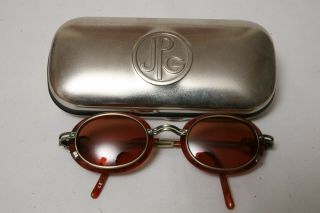 Vintage Jpg Jean Paul Gaultier Sunglasses 58 - 5201 G.  Gold & Tortoise,  Japan