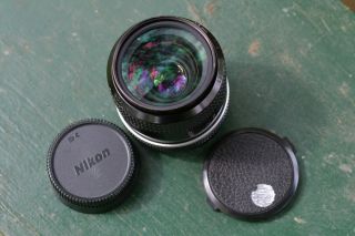 Nikon Nikkor 35mm F2 Non - Ai Mf Vintage Lens