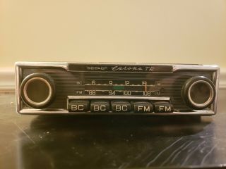 Mercedes Benz Becker Europa Tr Rare Vintage Radio 220 250 280 300 Se 111 Cp Cv