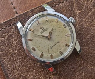 1958 Vintage Omega Seamaster Automatic Watch S.  Steel Ref.  2846/2848 Sc Cal.  501