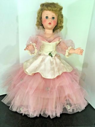 31”big Sweet Sue Vintage Walker Doll Jointed 1950s In Dress