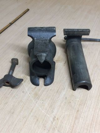 Rare Vintage Colton Pattern Vise Patent 1885 3 “ With Bolt & Wingnut 8