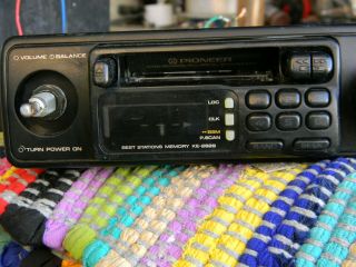 Pioneer Tuner Car Stereo Cassette Am/fm Radio Ke - 2828 Vintage