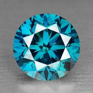 0.  84 Cts Rare Sparkling Fancy Sparkling Vivid Blue Color Natural Diamond