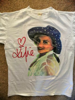 Kylie Minogue Official T Shirt Vintage Collectors Item