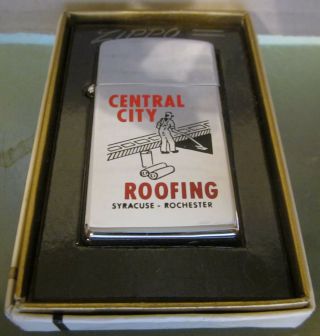 Vintage 1961 Rare Roofing Zippo Lighter