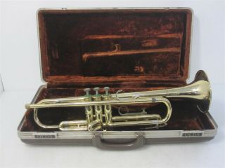 Vintage Olds Ambassador Trumpet 527343 W/ Case & Olds 3 Mouthpiece