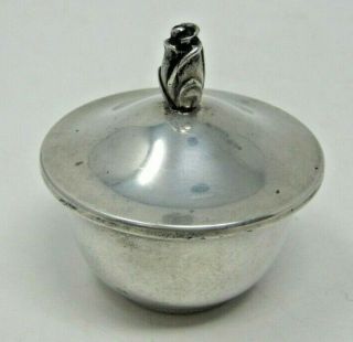 Small Tiffany Co Sterling Silver Cup With Lid 23764 L 1.  4oz