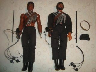 Vintage Mattel Big Jim Action Figures Whip And Garfio