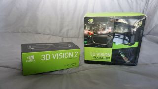 Rare Nvidia 3d Vision 2 Glasses & 3d Vision Kit 2 Pairs Of 3d Glasses,  Ir