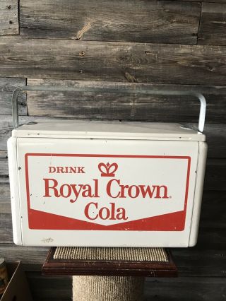 Vintage Royal Crown Cola Cooler Ice Chest Royal Crown