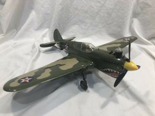 Vintage Cox Thimble Drome P - 40 Warhawk Ww2 - Plane / Jet -