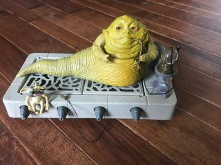 1983 Jabba The Hutt Playset Complete Rotj Vintage Star Wars Kenner Jabba 