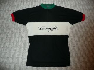 Italian Team Vintage Classic Retro Wool Bike Jersey Xl Black Team Short Sleeve