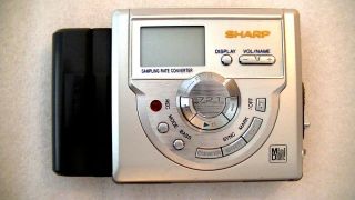 Vintage Sharp Minidisc Walkman Recorder Model Md - Ms721w