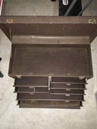 Vintage Kennedy Kits 7 - Drawer Machinist Tool Chest Box 520 3