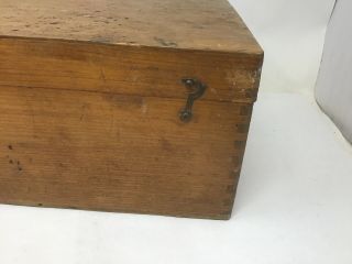 Vintage Emco Unimat Lathe Wooden Box Crate 9 1/2 X 16 3/4” Made In Austria 4