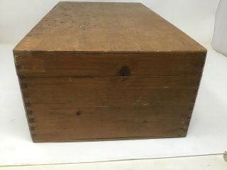 Vintage Emco Unimat Lathe Wooden Box Crate 9 1/2 X 16 3/4” Made In Austria 6