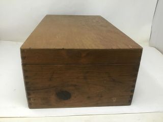 Vintage Emco Unimat Lathe Wooden Box Crate 9 1/2 X 16 3/4” Made In Austria 8