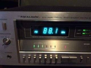 Vintage Realistic STA - 2290 Digital Synthesized AM - FM Stereo Receiver Dual Phono 2