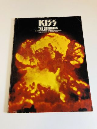Kiss Originals Song Book Vintage Rare Aucoin