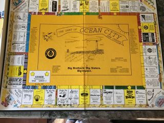 Vintage Board Game.  “the Game Of Ocean City,  Jersey”.